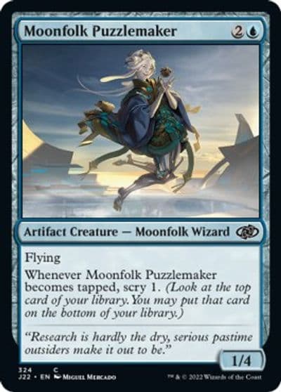 Moonfolk Puzzlemaker Jumpstart 2022 Magic card