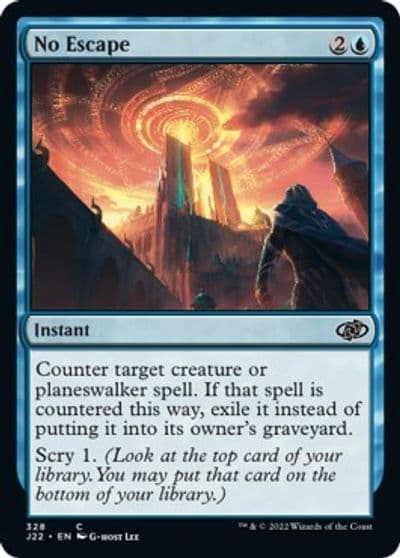 No Escape Jumpstart 2022 Magic card