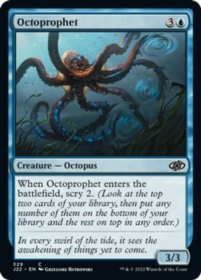 Octoprophet Jumpstart 2022 Magic card