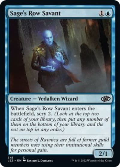 Sages Row Savant Jumpstart 2022 Magic card