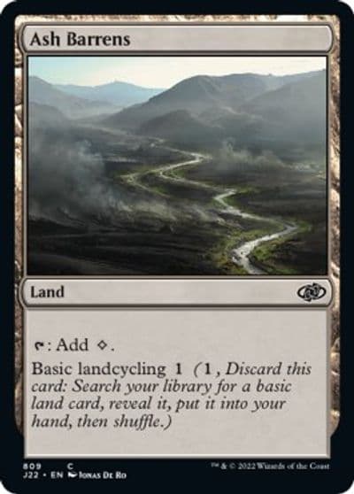 Ash Barrens Jumpstart 2022 Magic card