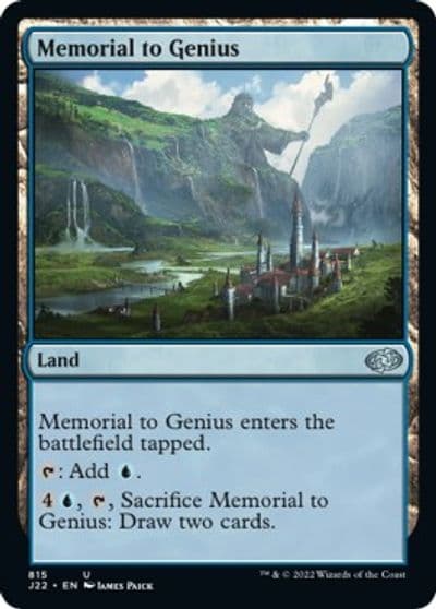 Memorial to Genius Jumpstart 2022 Magic card