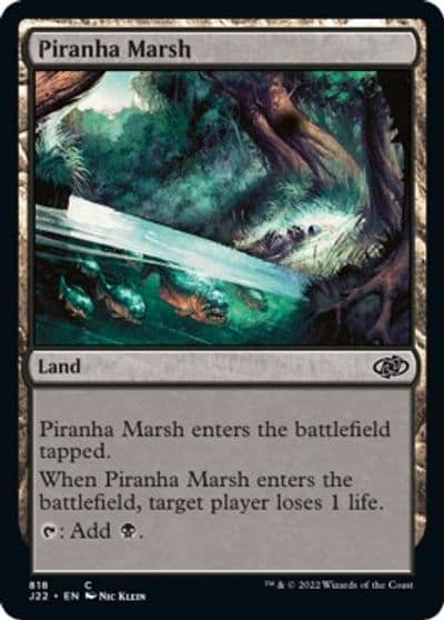 Piranha Marsh Jumpstart 2022 Magic card