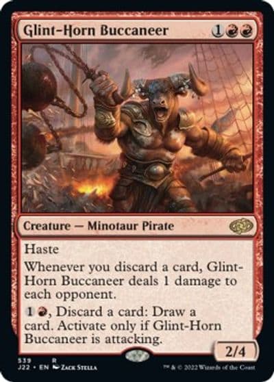 Glint Horn Buccaneer Jumpstart 2022 Magic card
