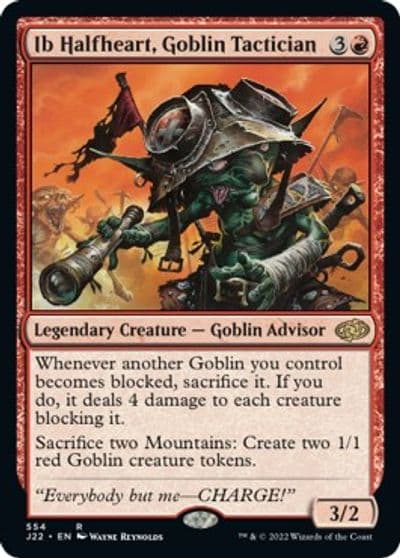 Ib Halfheart Goblin Tactician Jumpstart 2022 Magic card
