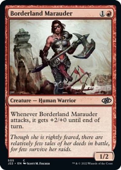 Borderland Marauder Jumpstart 2022 Magic card