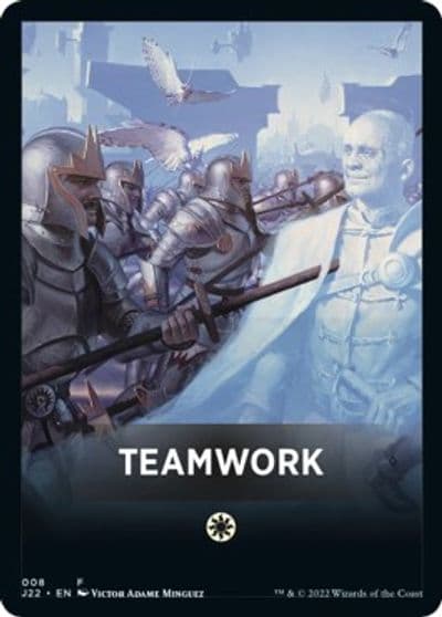Teamwork Theme Card Jumpstart 2022 Magic card