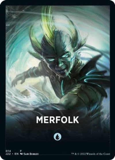 Merfolk Theme Card Jumpstart 2022 Magic card