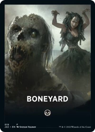 Boneyard Theme Card Jumpstart 2022 Magic card
