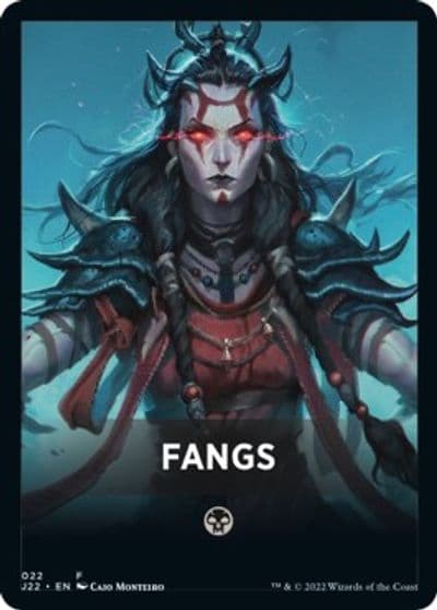 Fangs Theme Card Jumpstart 2022 Magic card