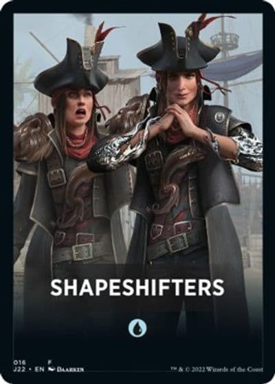 Shapeshifters Theme Card Jumpstart 2022 Magic card