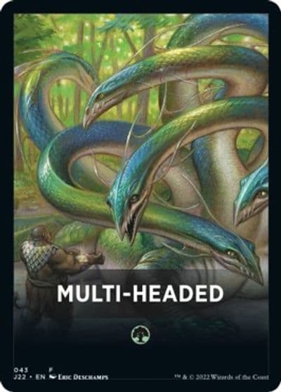 Multi Headed Theme Card Jumpstart 2022 Magic card