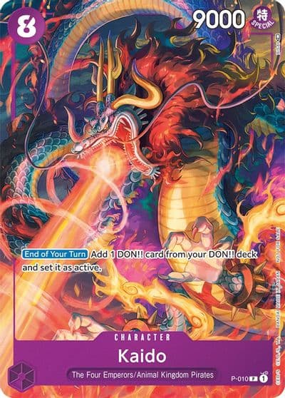 Kaido Tournament Pack Vol 1 One Piece Promotion Cards One Piece card