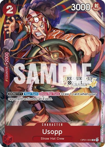 Usopp OP01 004 Treasure Cup One Piece Promotion Cards One Piece card