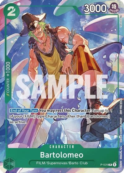 Bartolomeo Event Pack Vol 1 One Piece Promotion Cards One Piece card