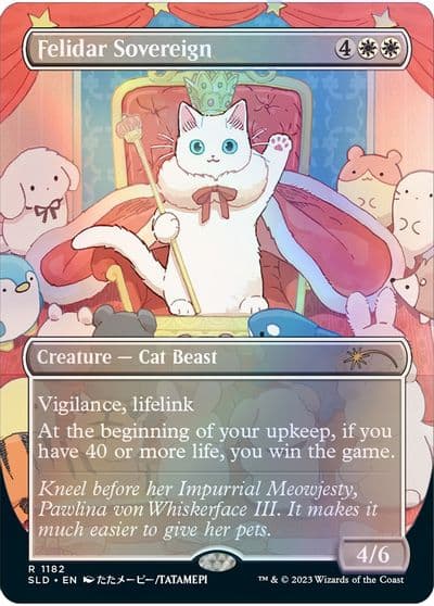 Felidar Sovereign 1182 Secret Lair Drop Series Magic card