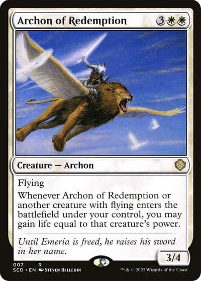 Archon of Redemption Starter Commander Decks Magic card