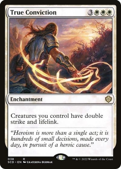 True Conviction Starter Commander Decks Magic card