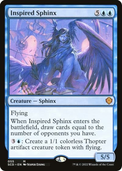 Inspired Sphinx Starter Commander Decks Magic card