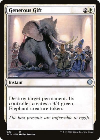 Generous Gift Starter Commander Decks Magic card