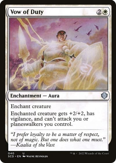 Vow of Duty Starter Commander Decks Magic card
