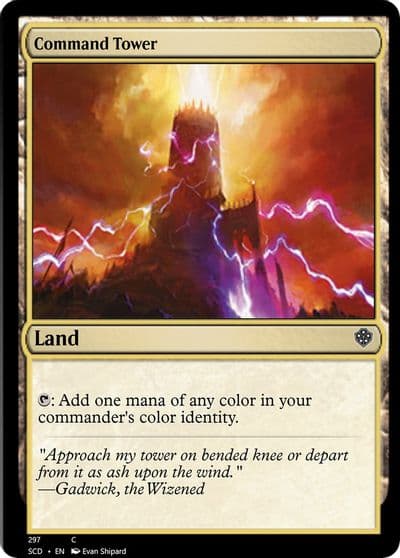 Command Tower Starter Commander Decks Magic card