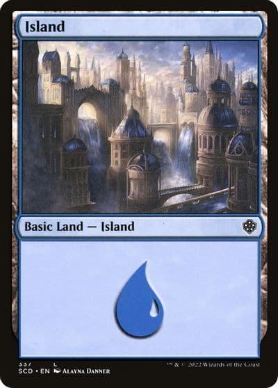 Island 337 Starter Commander Decks Magic card