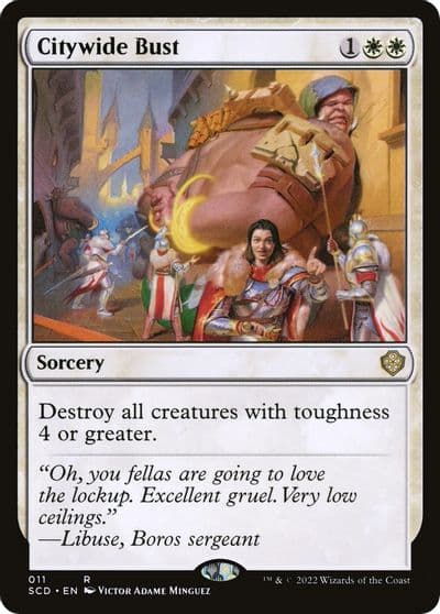 Citywide Bust Starter Commander Decks Magic card