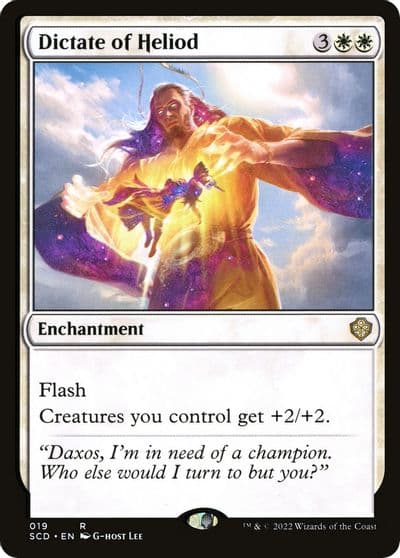 Dictate of Heliod Starter Commander Decks Magic card