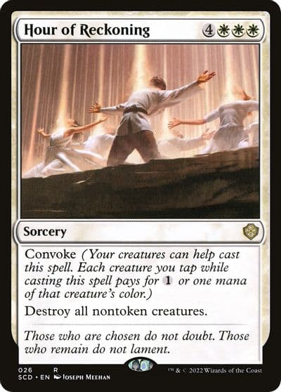 Hour of Reckoning Starter Commander Decks Magic card