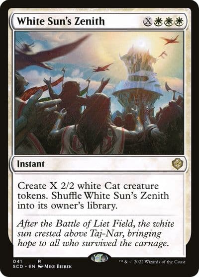 White Suns Zenith Starter Commander Decks Magic card