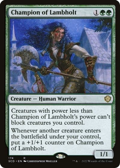 Champion of Lambholt Starter Commander Decks Magic card
