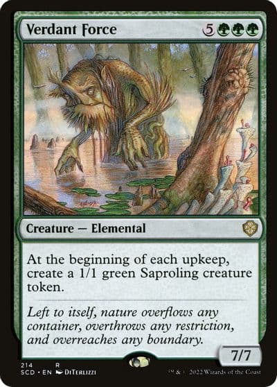 Verdant Force Starter Commander Decks Magic card
