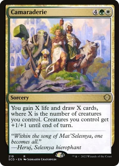 Camaraderie Starter Commander Decks Magic card