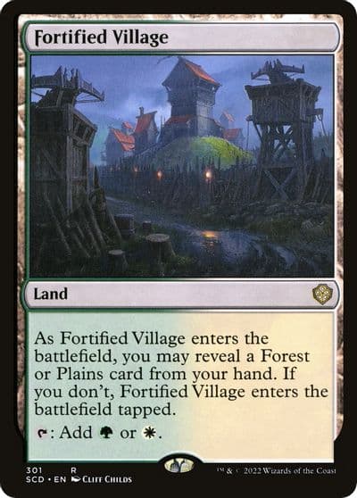 Fortified Village Starter Commander Decks Magic card