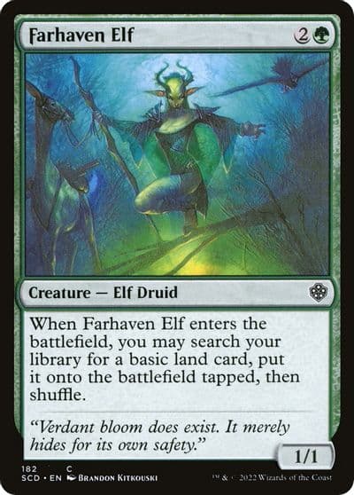 Farhaven Elf Starter Commander Decks Magic card