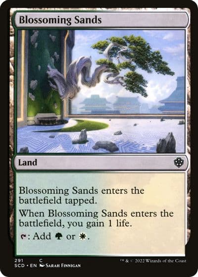 Blossoming Sands Starter Commander Decks Magic card