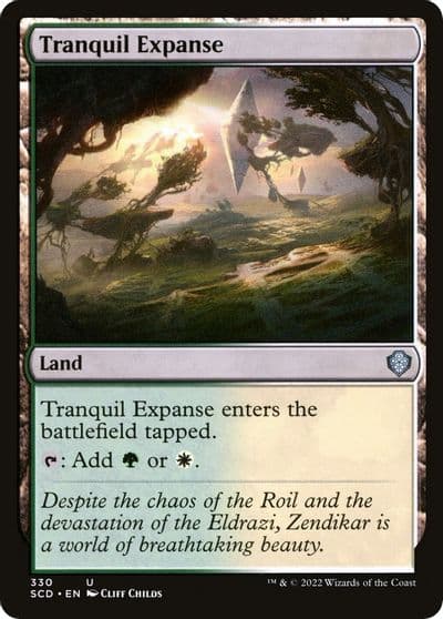 Tranquil Expanse Starter Commander Decks Magic card