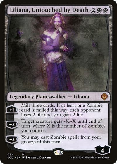 Liliana Untouched by Death Starter Commander Decks Magic card