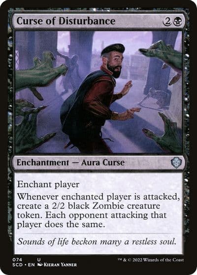 Curse of Disturbance Starter Commander Decks Magic card