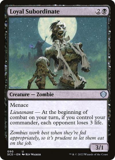 Loyal Subordinate Starter Commander Decks Magic card