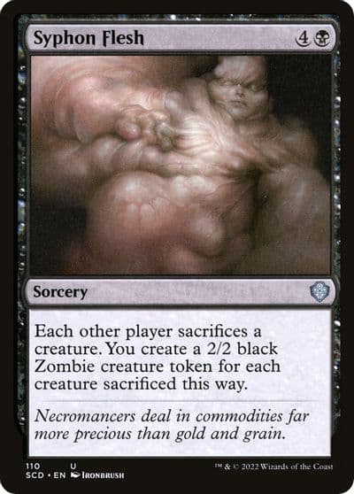 Syphon Flesh Starter Commander Decks Magic card