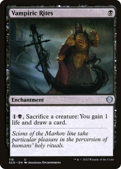 Vampiric Rites Starter Commander Decks Magic card
