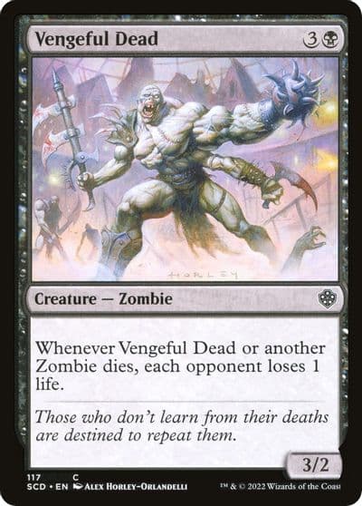 Vengeful Dead Starter Commander Decks Magic card
