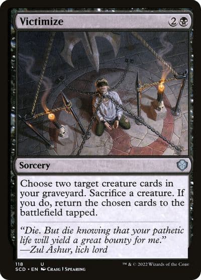 Victimize Starter Commander Decks Magic card