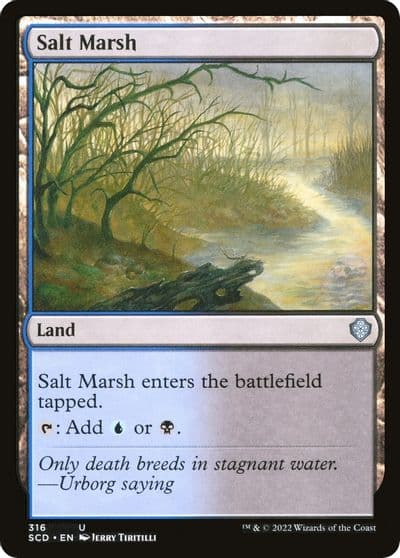 Salt Marsh Starter Commander Decks Magic card