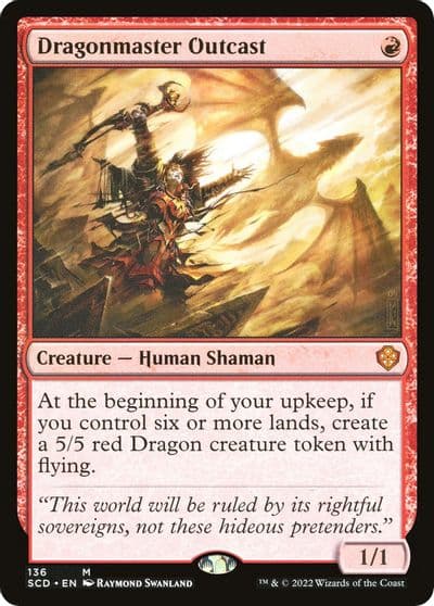 Dragonmaster Outcast Starter Commander Decks Magic card