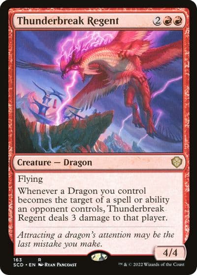 Thunderbreak Regent Starter Commander Decks Magic card