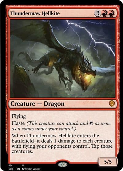 Thundermaw Hellkite Starter Commander Decks Magic card
