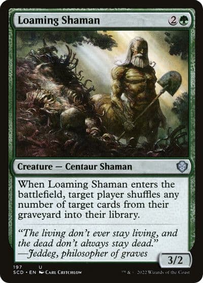 Loaming Shaman Starter Commander Decks Magic card